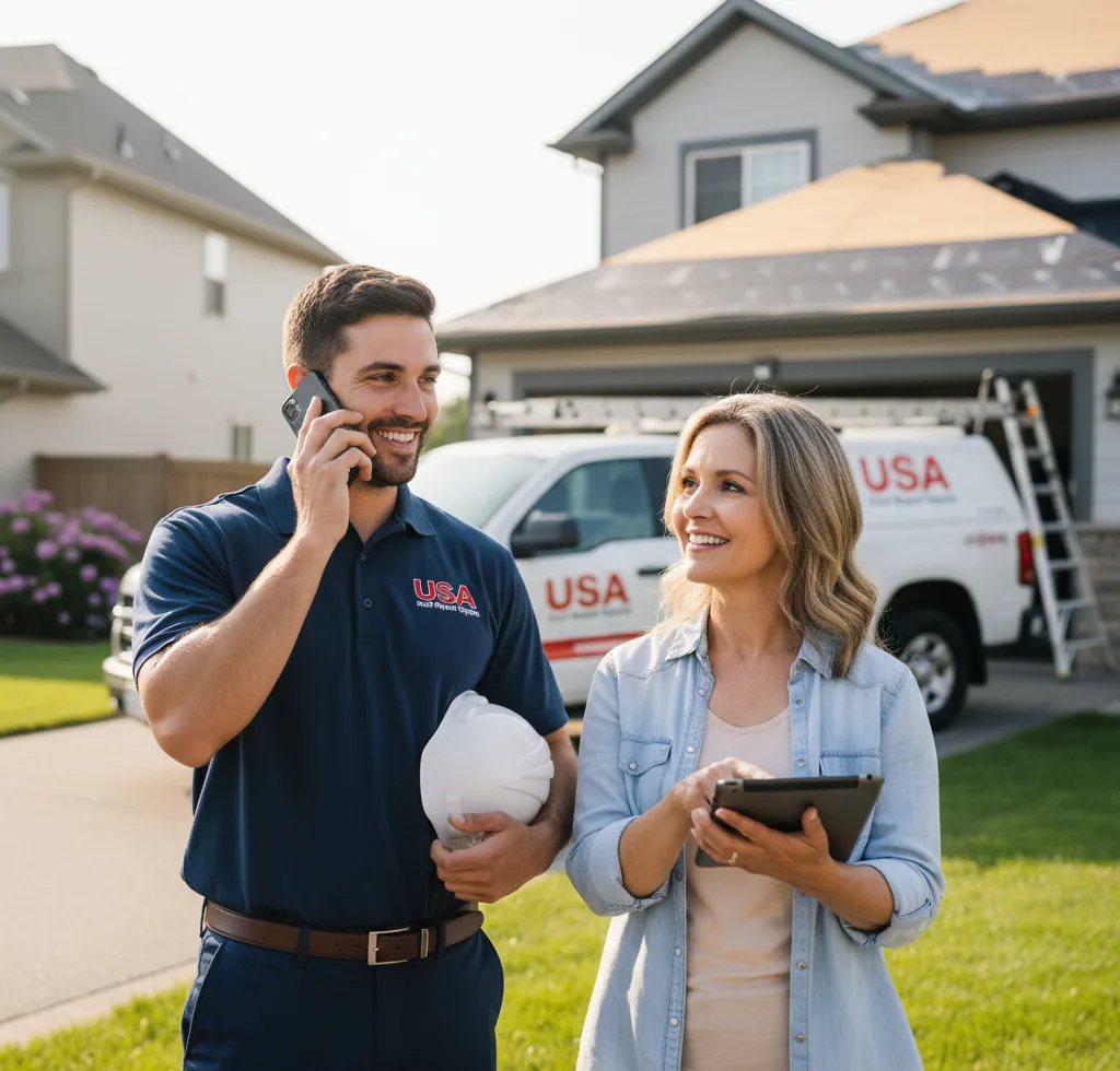 USA Roof Repair Experts customer support in Big Rock